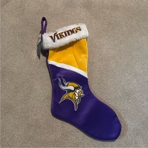 Minnesota Vikings Holiday Stocking - Purple & Gold